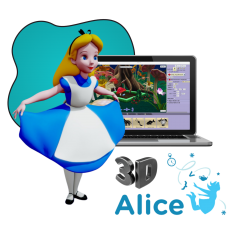 Alice 3d - КИБЕРшкола программирования для детей, компьютерные курсы для школьников, начинающих и подростков - KIBERone г. Лобня