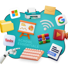 Цифровая база для школьника - КИБЕРшкола программирования для детей, компьютерные курсы для школьников, начинающих и подростков - KIBERone г. Лобня