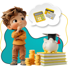 Финансовый интеллект вместе KIBERone - КИБЕРшкола программирования для детей, компьютерные курсы для школьников, начинающих и подростков - KIBERone г. Лобня