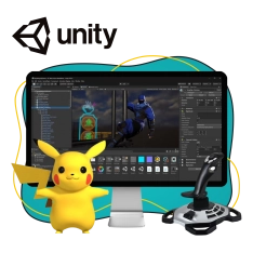 Мир игр на Unity 2D на популярном движке + AI-помощники - КИБЕРшкола программирования для детей, компьютерные курсы для школьников, начинающих и подростков - KIBERone г. Лобня