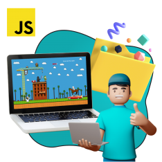 Программирование на JavaScript. Учимся создавать игры! - КИБЕРшкола программирования для детей, компьютерные курсы для школьников, начинающих и подростков - KIBERone г. Лобня